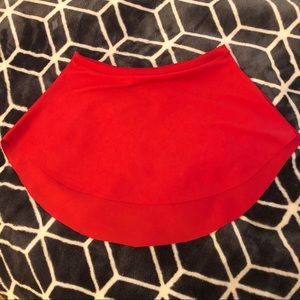 Red Ballet Skirt